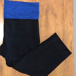 Danskin Now Yoga Capri Fold over top XL (16/18)